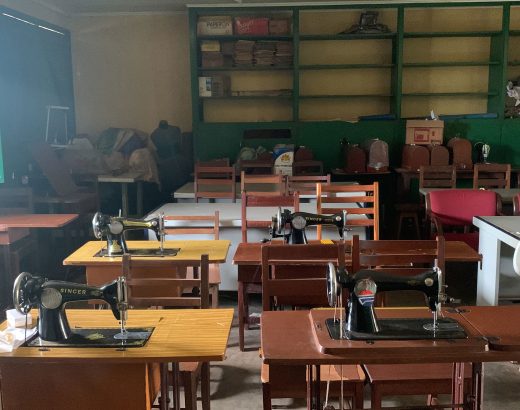 Atelier de couture (salle de classe) Bangui